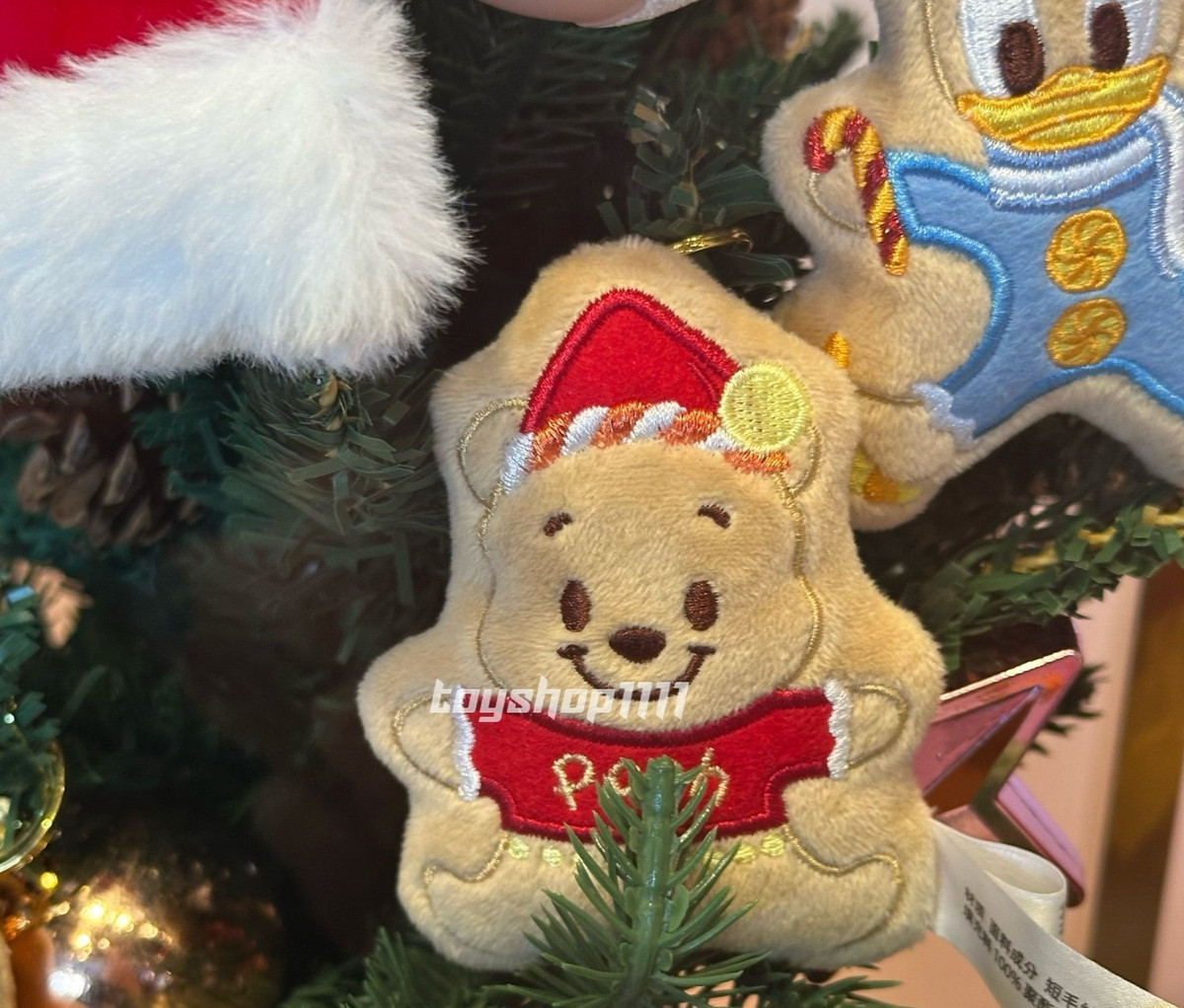 Shanghai Disney 2025 Christmas gingerbread man Winnie the pooh plush keychains | eBay US