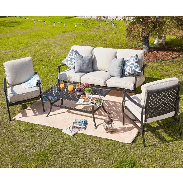 4pc Outdoor Patio Seating Set - Patio Festival | Target