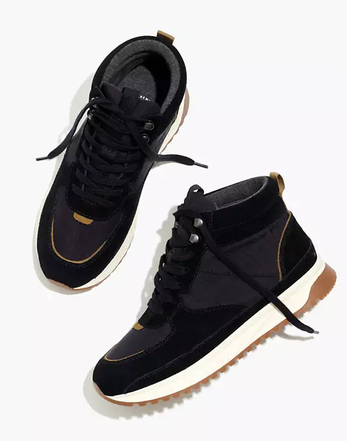 The Sneaker Boot in Nylon and Suede | Madewell