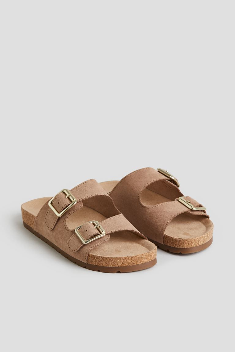 Two-strap Sandals - Beige - Kids | H&M US | H&M (US + CA)