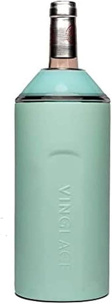 Vinglacé Wine Bottle Chiller- Portable Champagne Insulator- Stainless Steel Wine Cooler Sleeve, ... | Amazon (US)