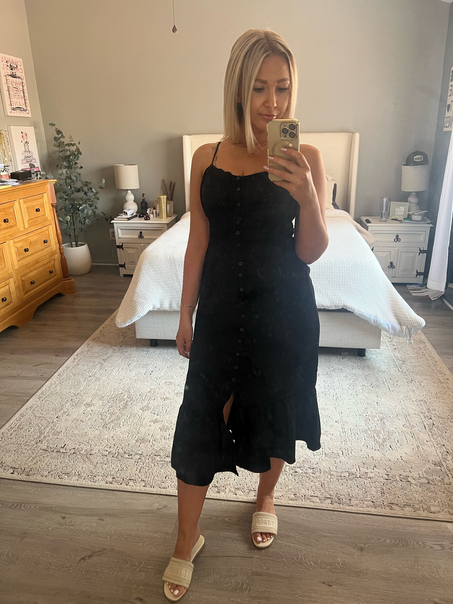 This Walmart dress is under $20! So cute and comfortable, I sized down to an x-small. And the sandals are currently on clearance at Target! 
#dress #walmart #target 

#LTKStyleTip #LTKFindsUnder50 #LTKSaleAlert