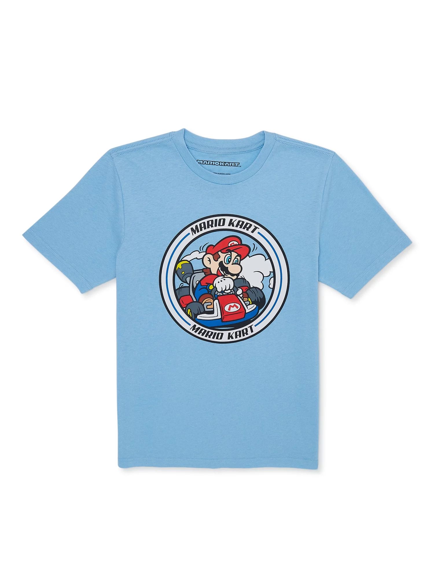 Nintendo Boys Mario Kart, Crew Neck, Short Sleeve, Graphic T-Shirt, Sizes 4-18 | Walmart (US)