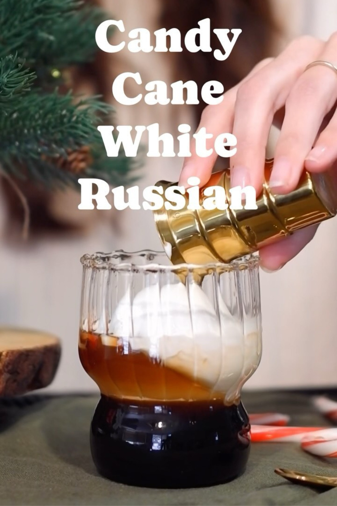 Another day of 25 days of Christmas cocktails arrives with a festive twist on a classic cocktail! 🎄🍸 Indulge in the delightful flavors of a Candy Cane White Russian, featuring candy cane vodka, coffee liqueur, and delicious creamy goodness. ❄️✨ It’s the perfect sip to add a touch of merry and bright to your celebrations. 🥂✨ 

Candy Cane White Russian 

- 2 oz candy cane vodka
- 1 oz coffee liqueur
- 1 oz heavy cream

Combine vodka and coffee liqueur to a rocks glass filled with ice. Top with the heavy cream and stir. Enjoy!

#HolidayCheers #CandyCaneWhiteRussian #FestiveFlavors #WhiteRussian #threeingredientcocktails #thedudeabides #25daysofchristmas #christmasrecipes #winterrecipes