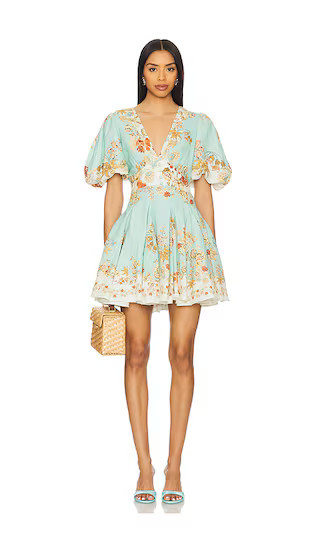 HEMANT AND NANDITA Short Dress in Blue. - size M | Revolve Clothing (Global)