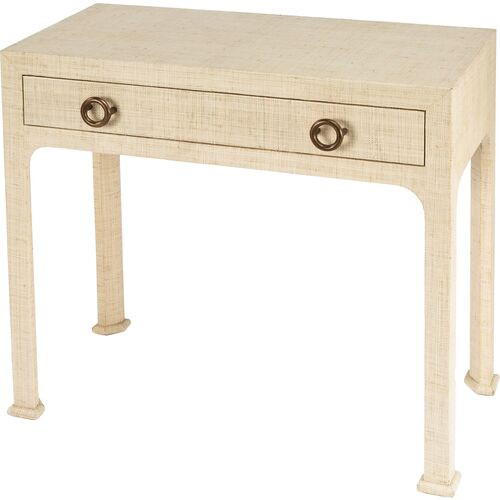Kos Raffia Console, Natural | One Kings Lane