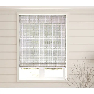 Whitewash Sheer Bamboo Roman Shades | Wayfair North America