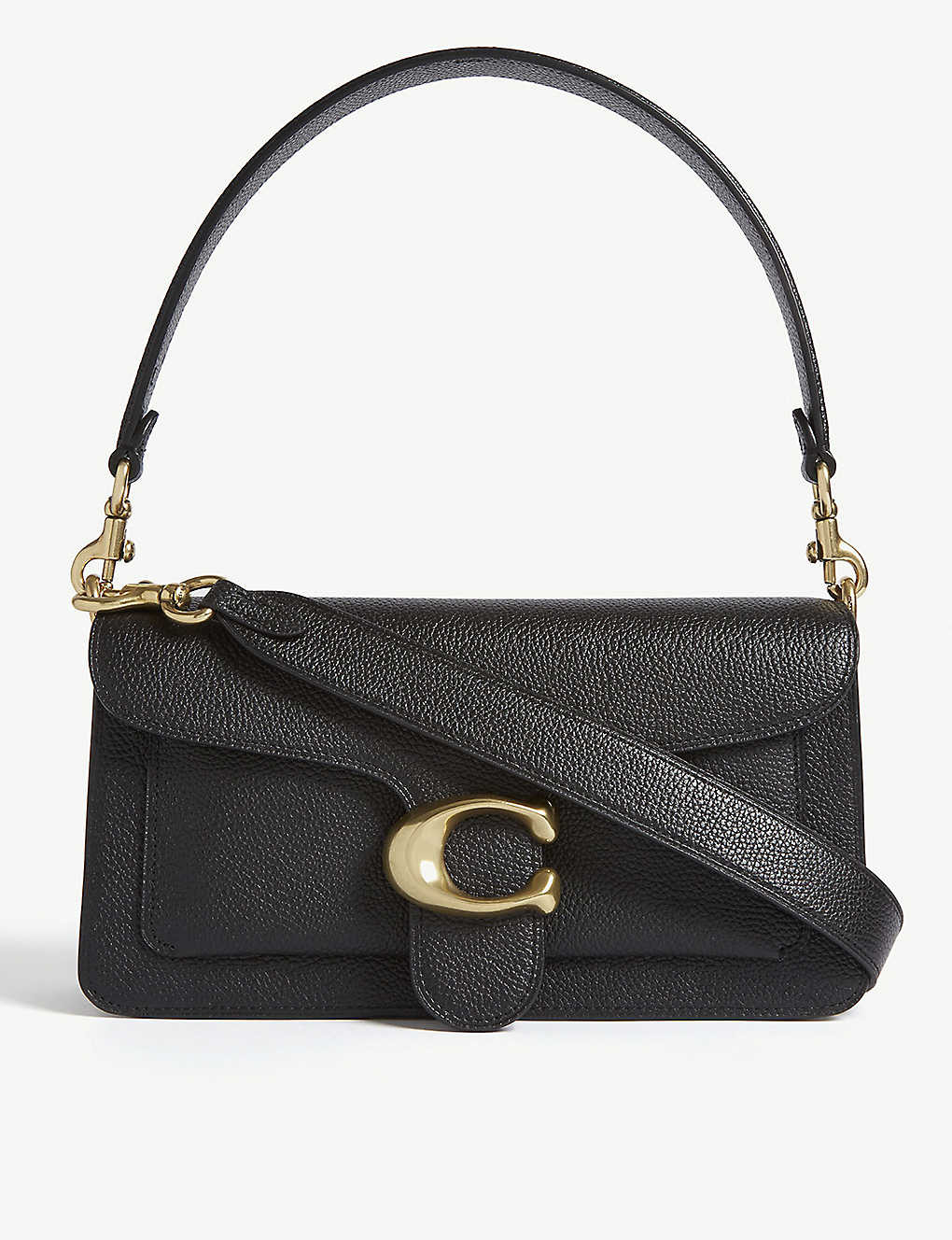 Tabby pebbled-leather shoulder bag | Selfridges