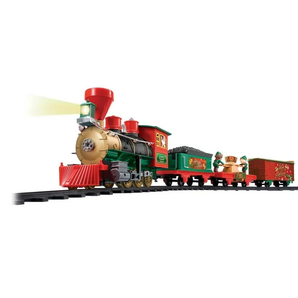 Happy Holiday Express (Battery Operated X'mas Train Set With Light & Sound ) - Walmart.com | Walmart (US)