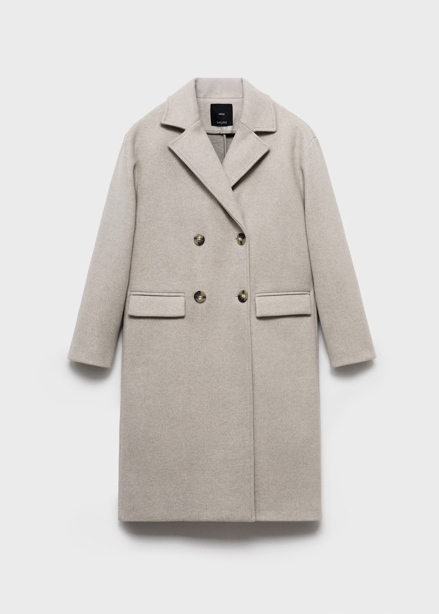 Double-breasted midi coat | Mango (US/MX/AU)
