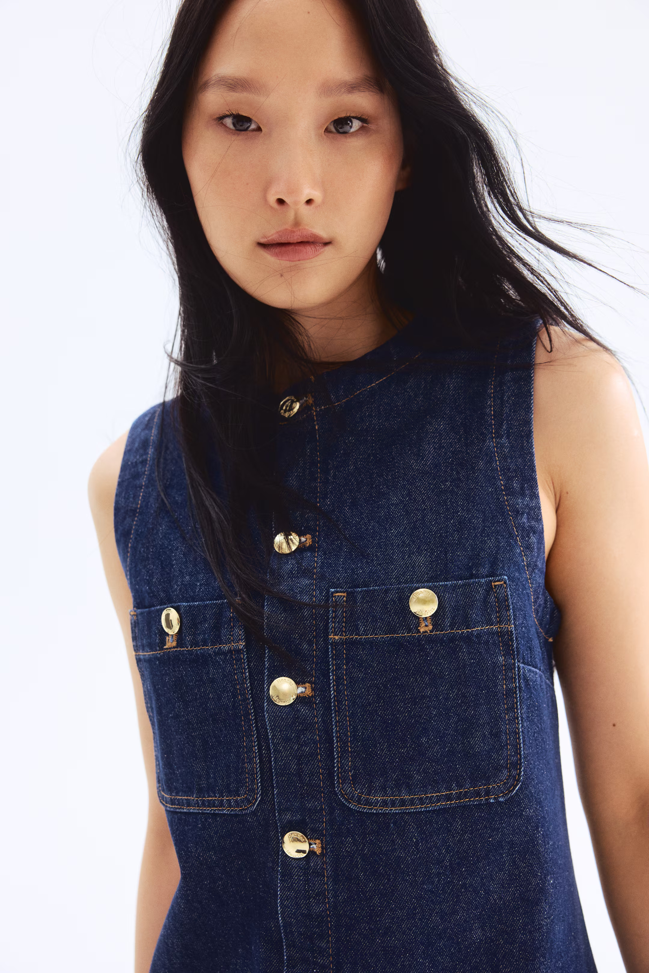 Sleeveless Denim Dress | H&M (US + CA)