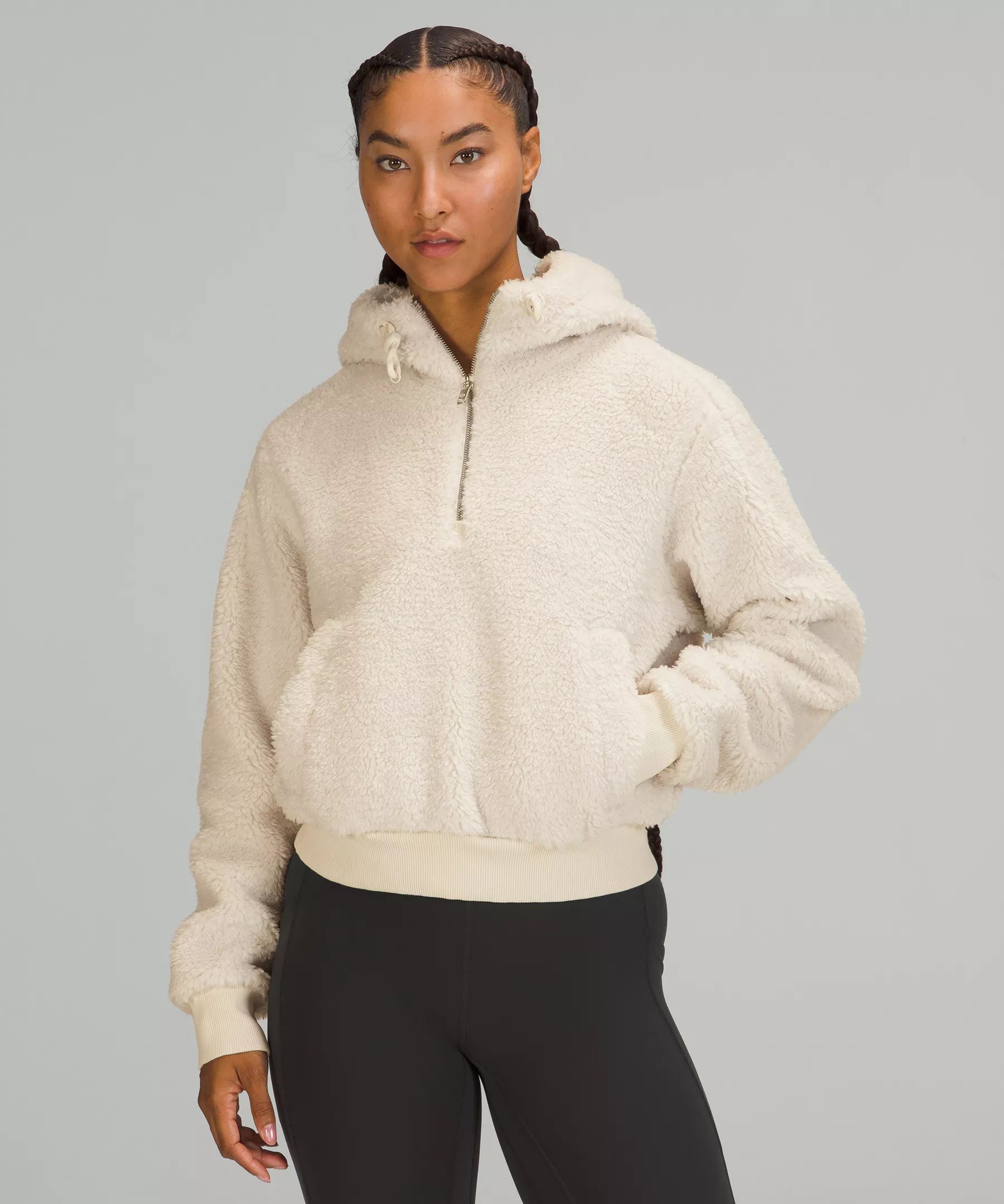 Textured Fleece Half-Zip | Women's Hoodies & Sweatshirts | lululemon | Lululemon (US)