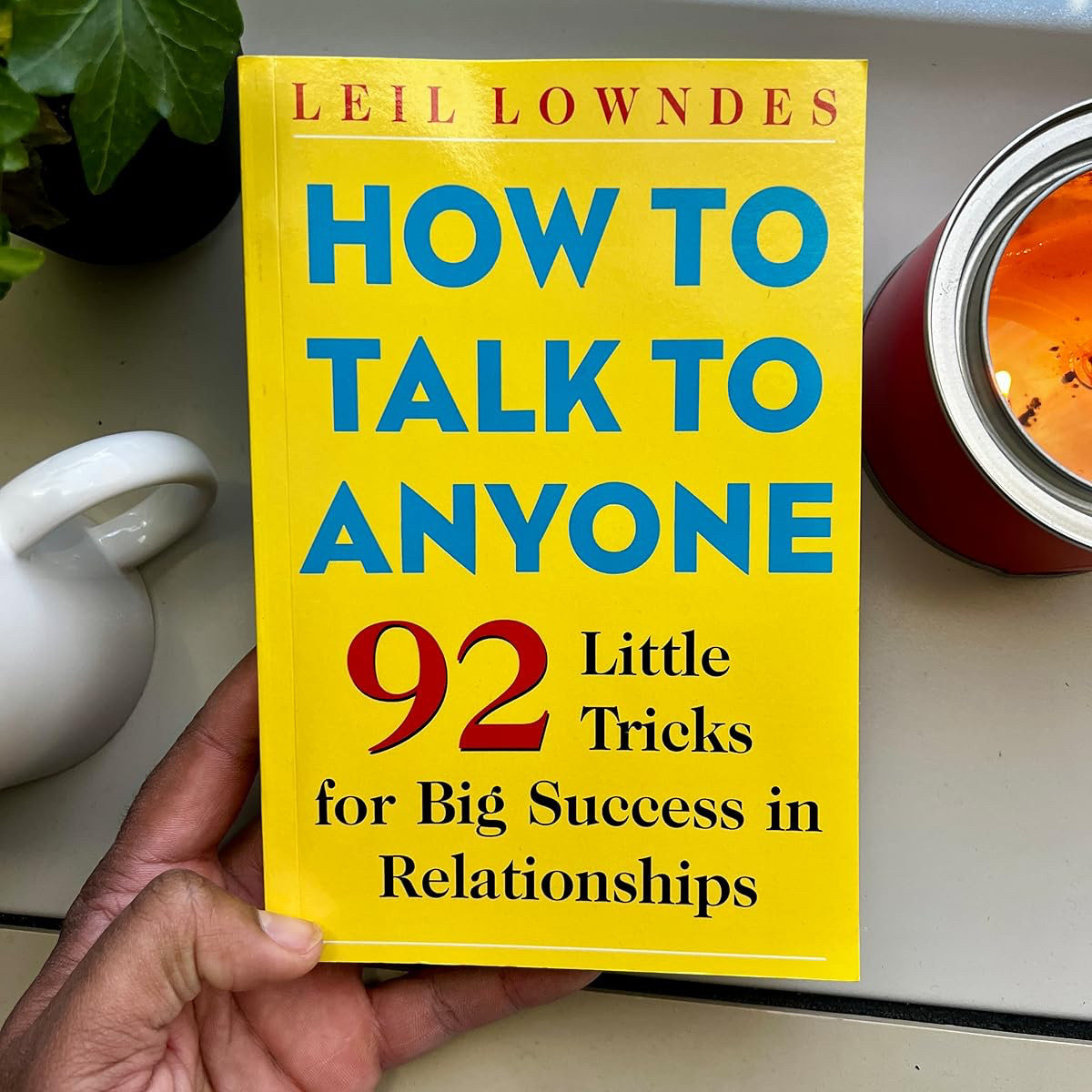 How to Talk to Anyone. Reading this to prepare for 2025! 

 