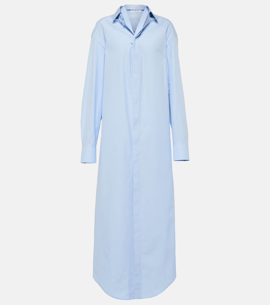 Cutout cotton poplin shirt dress | Mytheresa (INTL)