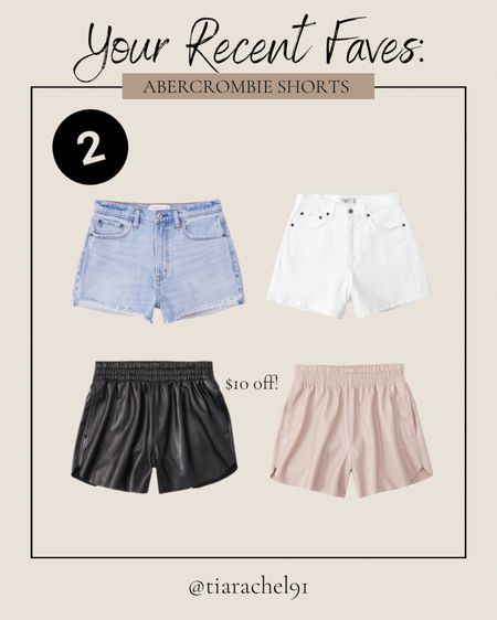 Abercrombie has the best basics! Love these denim and leather shorts 

#LTKstyletip #LTKFind #LTKsalealert