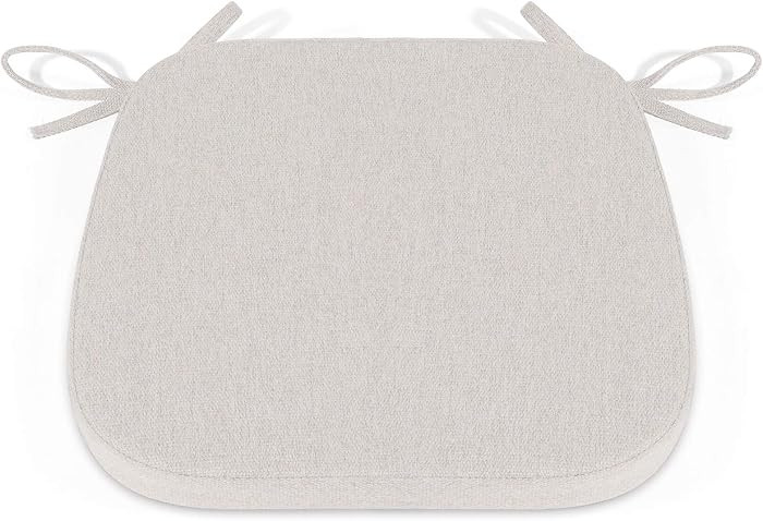 Shinnwa Kitchen Chair Cushions, Non Slip Dining Room Seat Cushions with Ties, 15 x 15.5 inches, O... | Amazon (US)