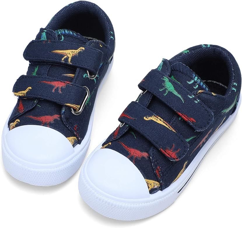 STQ Toddler Boys & Girls Slip On Canvas Sneakers | Amazon (US)
