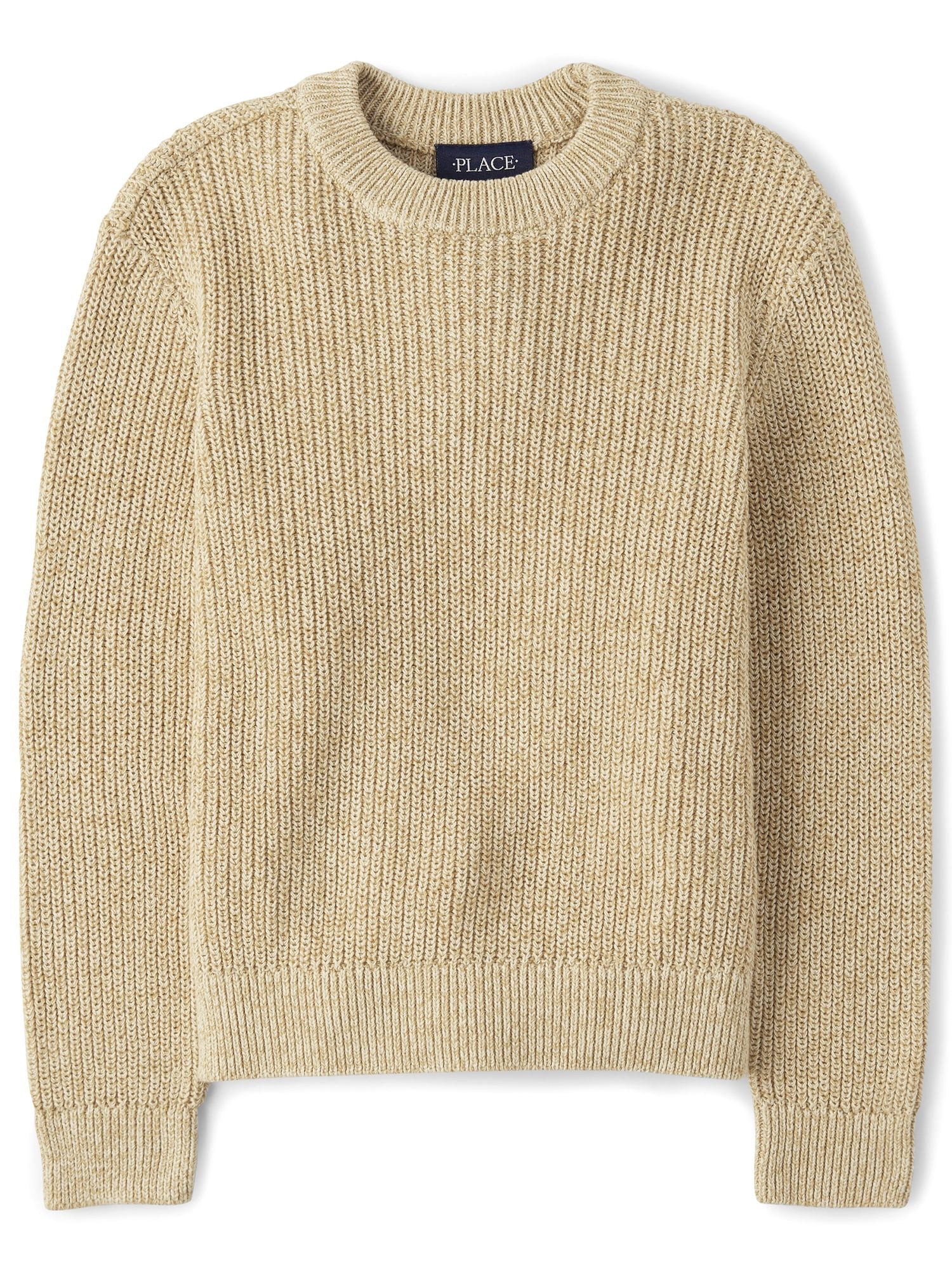 The Children's Place Boys Long Sleeve Crewneck Shaker Stitch Sweater, Sizes S-XXL | Walmart (US)