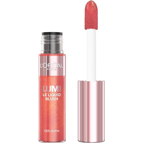 L'Oreal Paris True Match Lumi Le Liquid Blush, Intense Lightweight Blush Formula With Liquid Pigments, Glowy Gold Pink, 0.33 Fl Oz | Amazon (US)