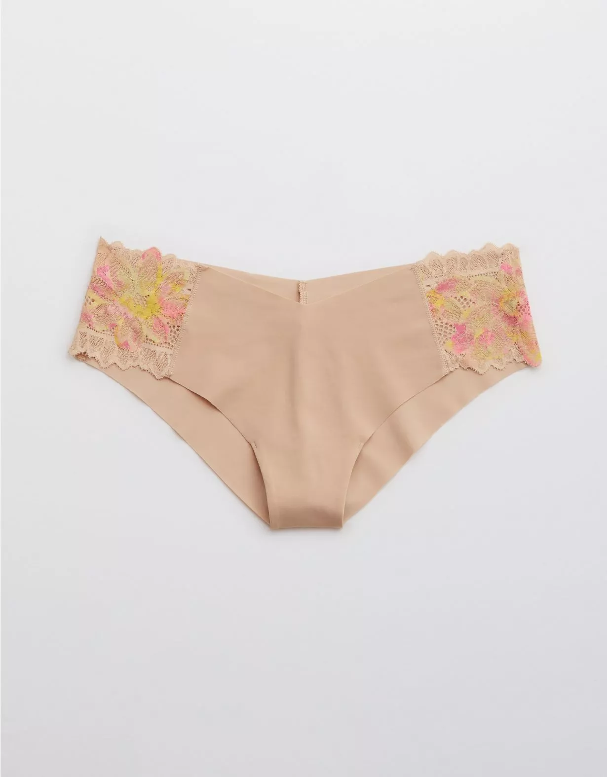 Aerie Sunnie Blossom Lace Cheeky Underwear In Pink