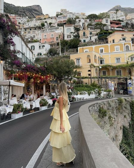 La dolce vita 🍋🍝🥹💛✨ #yellowdress #summerdress #italy 

#LTKSeasonal #LTKWedding #LTKTravel