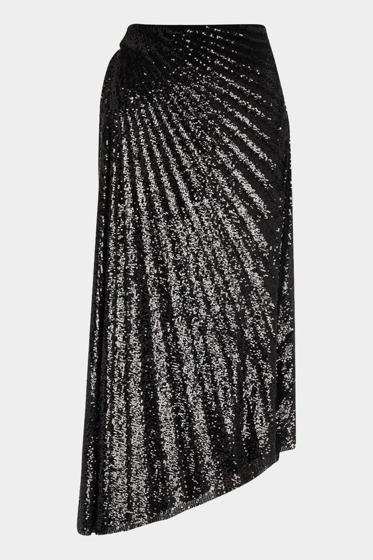 Tori Sequin Midi Skirt in Black - 4 US | Shop Olivia