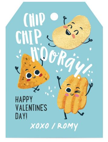Chips Party Classroom Valentine's Day Cards | Minted