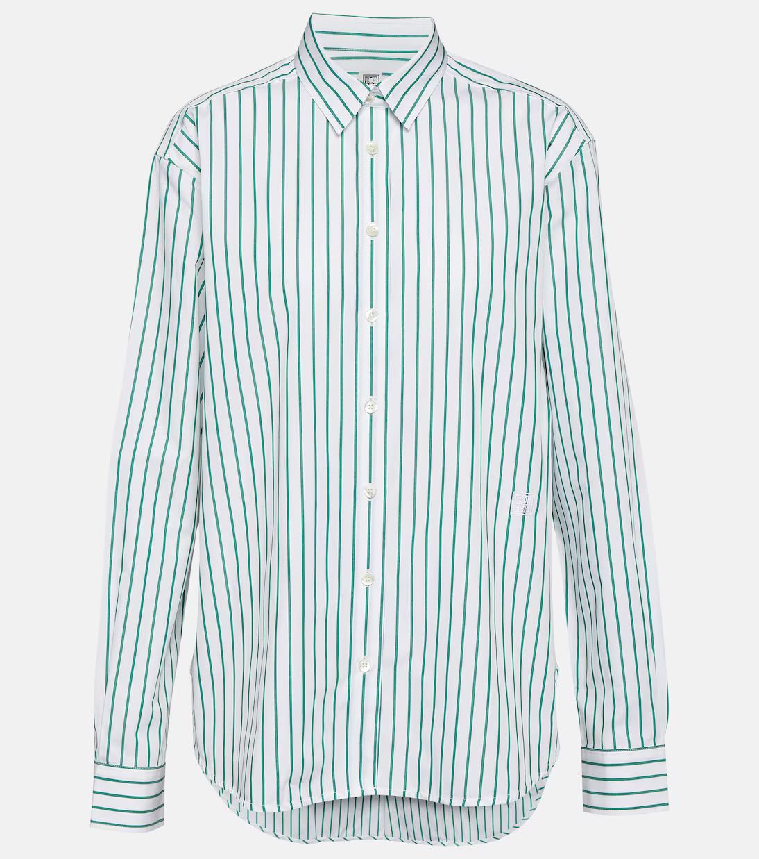 Signature striped cotton poplin shirt | Mytheresa (US/CA)