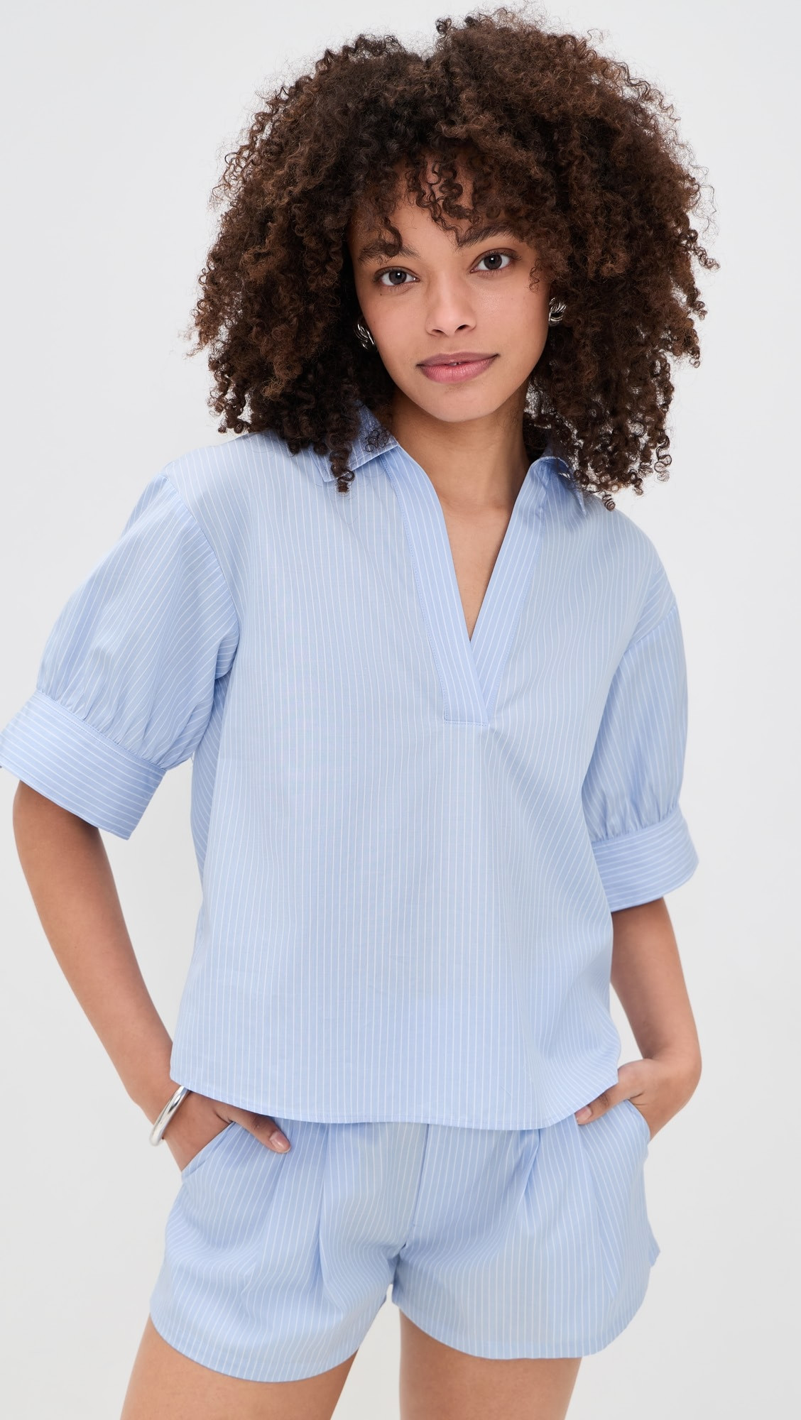 The Striped Popover Top | Shopbop
