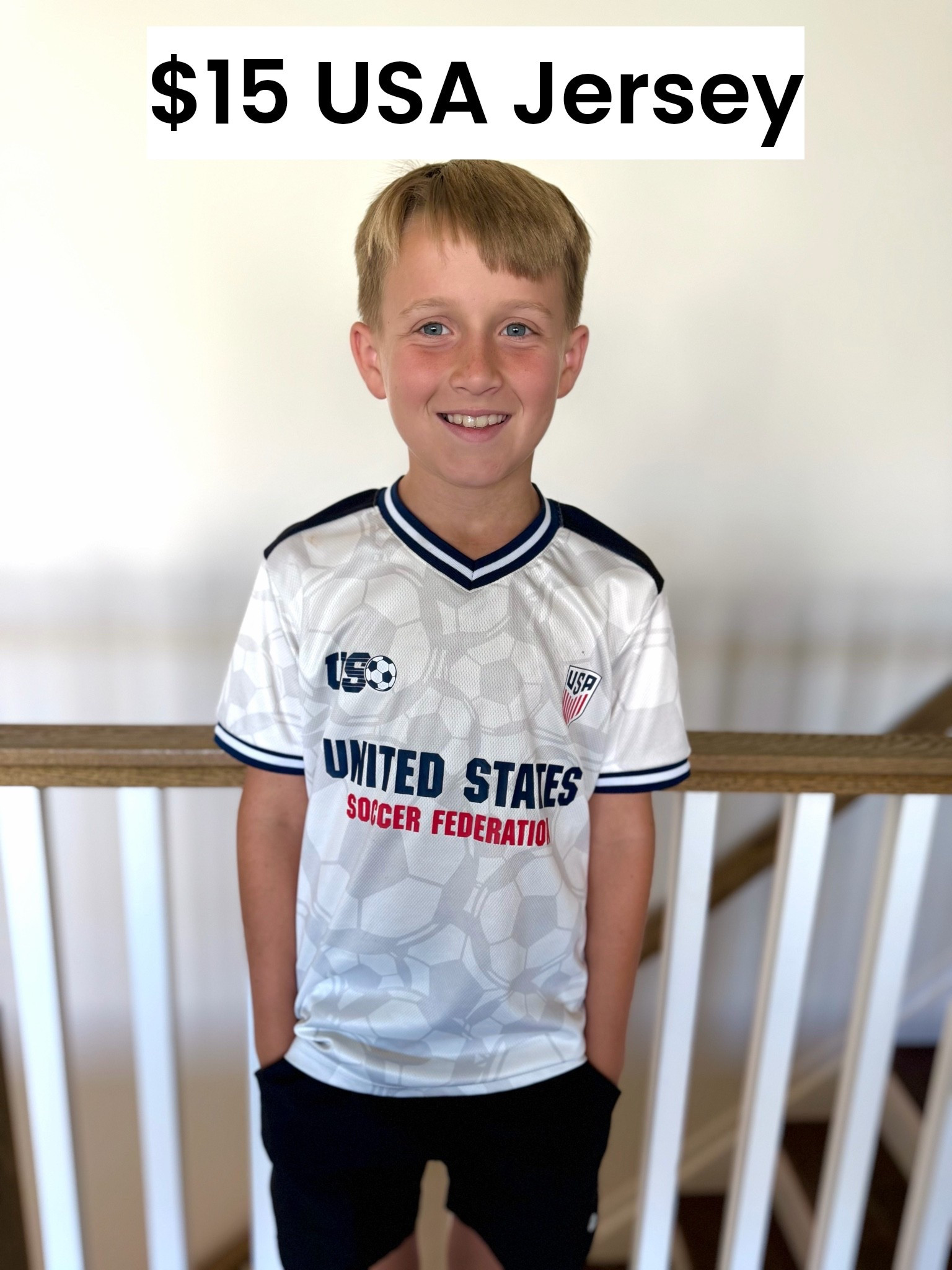 $15 USA Jersey from Target! Can’t beat the price for a soccer jersey!

#LTKKids #LTKSaleAlert #LTKActive