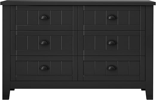 Modern Drawer Dresser Cabinet,Bar Cabinet with Retro Shell-Shaped Handle,Large Storage Cabinet Lo... | Amazon (US)