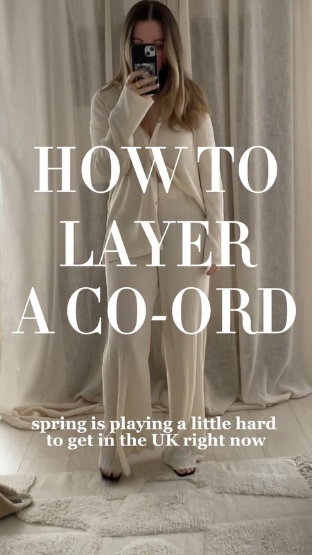 How to style a summer co-ord from Mango three ways 🍨  Trousers in a medium, shirt in a size 10
Pleated | Cream | Spring Outfit | Layering | Ganni | Tonal | Petite outfits

#LTKstyletip #LTKunder100 #LTKSeasonal