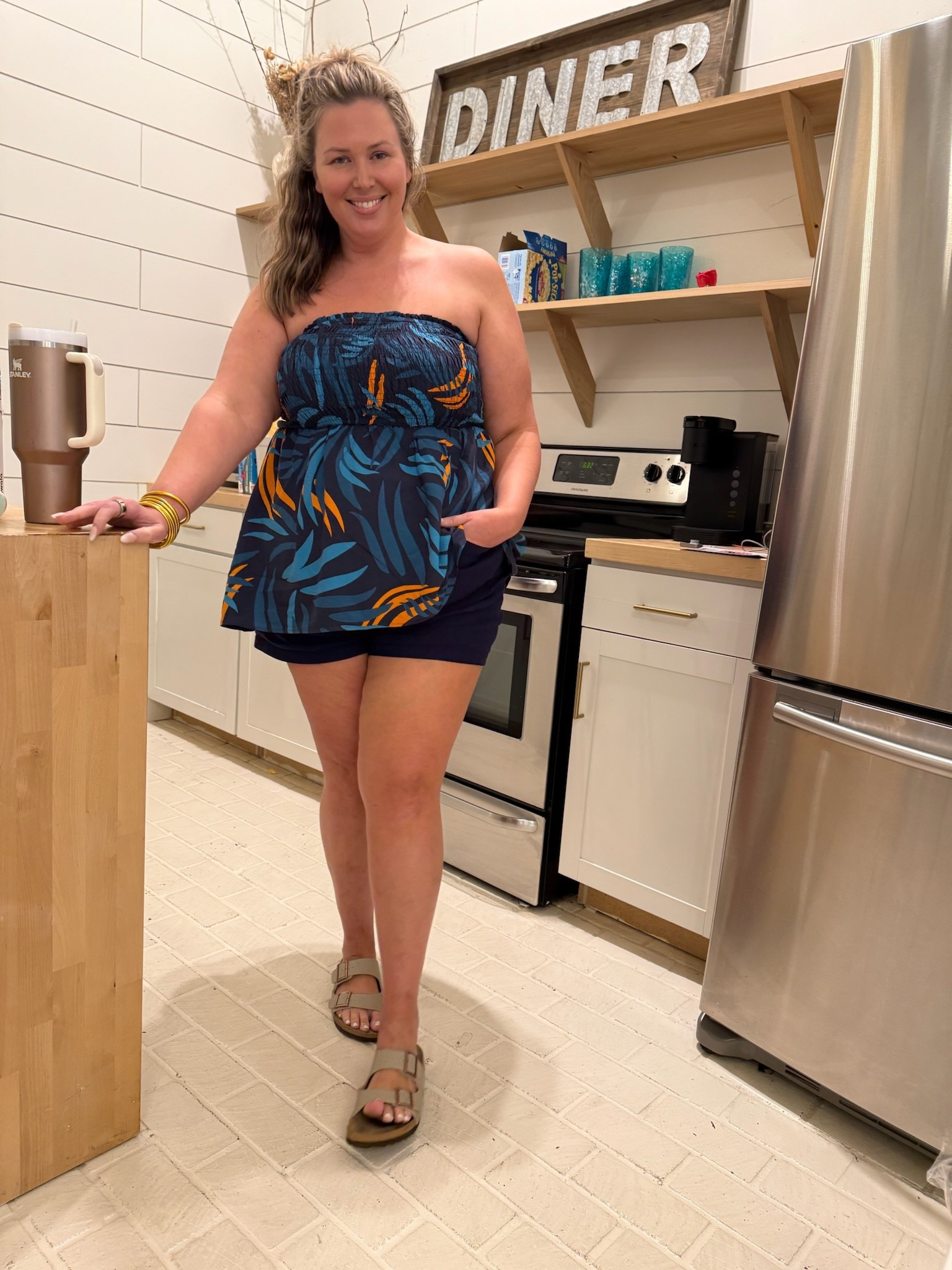 Wearing a 2X in the top and 20 in the shorts! 

Plus size fashion, trendy outfit ideas, summer fashion, what to wear summer, midsize fashion 

#LTKOver40 #LTKPlusSize #LTKMidsize