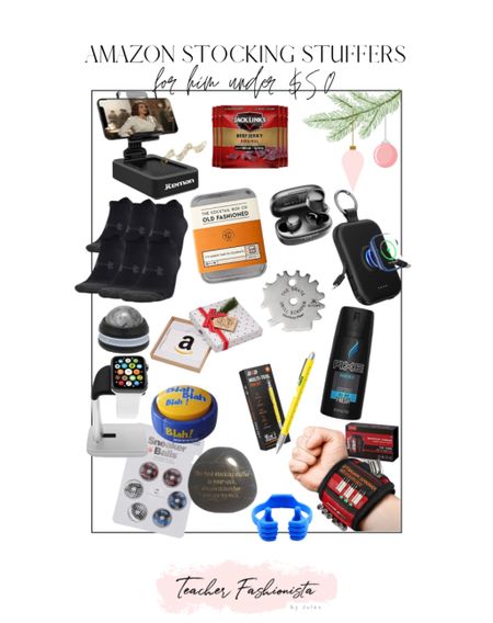 Amazon stocking stuffers/ gifts for him under $50! Many are on the gift guide are on prime deal right now!

#LTKfindsunder50 #LTKGiftGuide #LTKsalealert