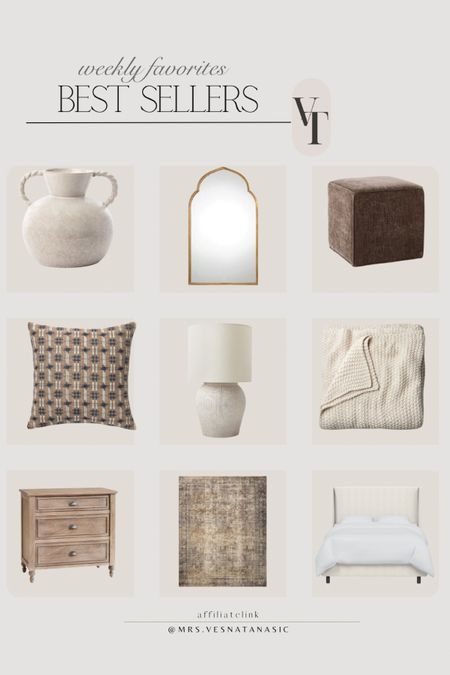 This week’s best sellers include my new favorite vase, our bedroom nightstands, bed and entryway mirror! 

#bedroom #bedding #coffeetabledecor #homedecor #ottoman #mirror #entryway #vase #throwpillow #lamp #walmarthome #walmartfinds #targetstyle #wayfairfinds 

#LTKSpringSale #LTKhome #LTKsalealert