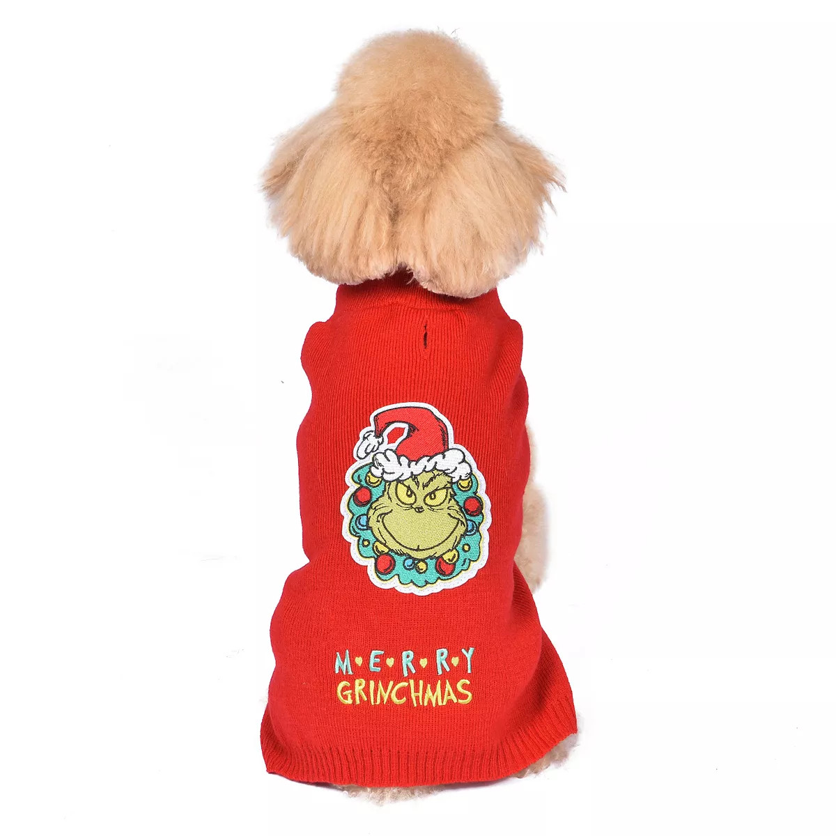 Dr. Seuss: The Grinch Holiday Merry Grinchmas Dog Sweater | Kohl's