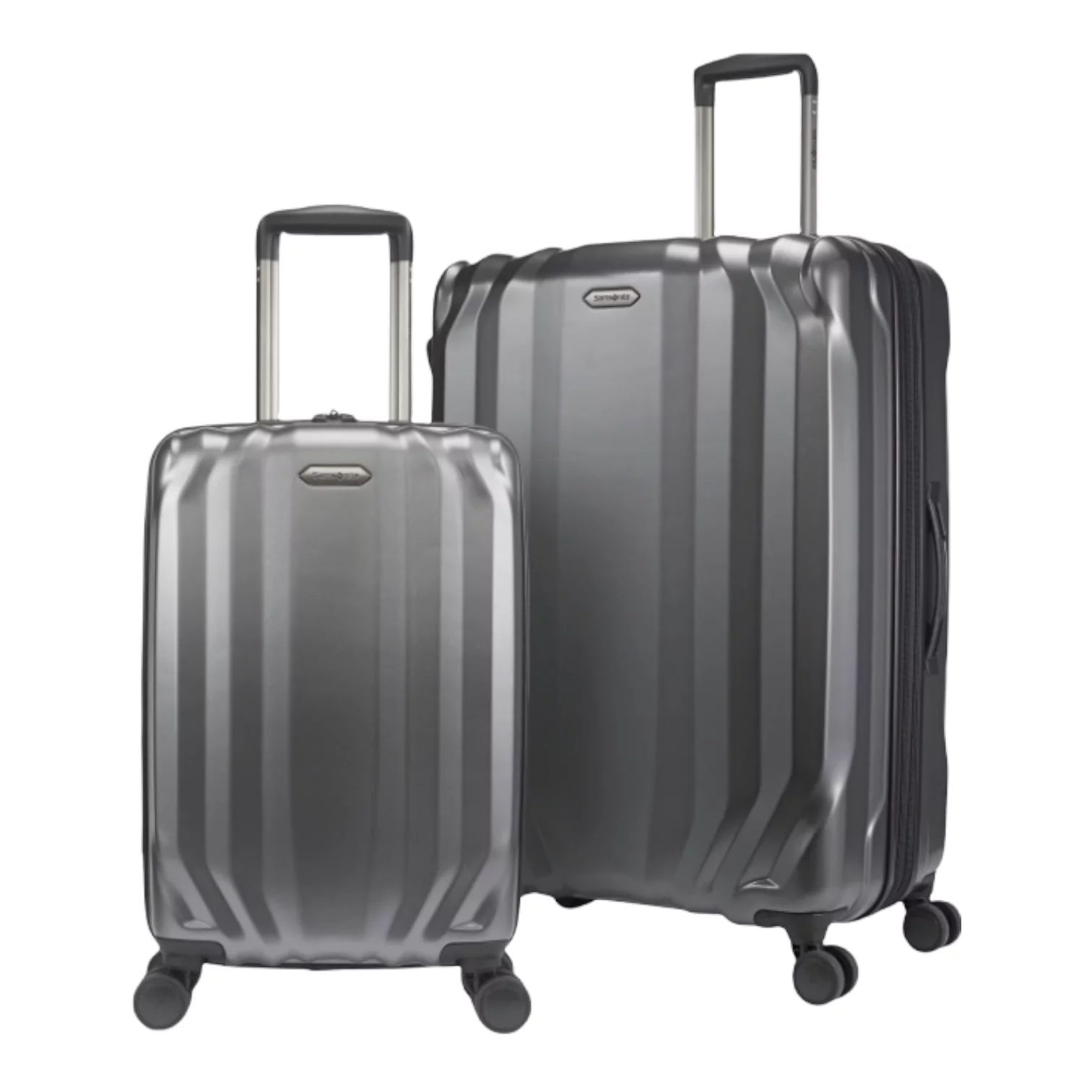 Samsonite Volante Hardside Spinner Luggage 2-Piece Set, Dark Grey - Walmart.com | Walmart (US)