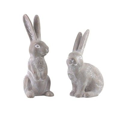 Gallerie II Etched Stone Easter Rabbit Figure, A/2 | Target