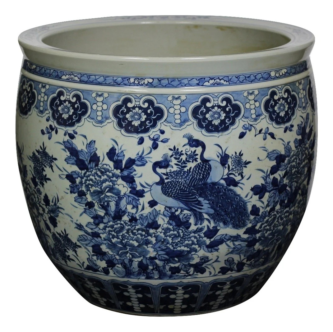 Jumbo Peacock Fishbowl | The Enchanted Home