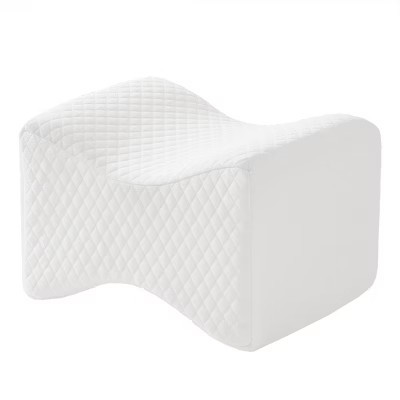 Gracie Mills Brittany Solid Contour Memory Foam Knee Pillow - One Size - White | Target
