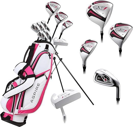 Aspire X1 Ladies Womens Complete Right Handed Golf Clubs Set Includes Titanium Driver, S.S. Fairw... | Amazon (US)