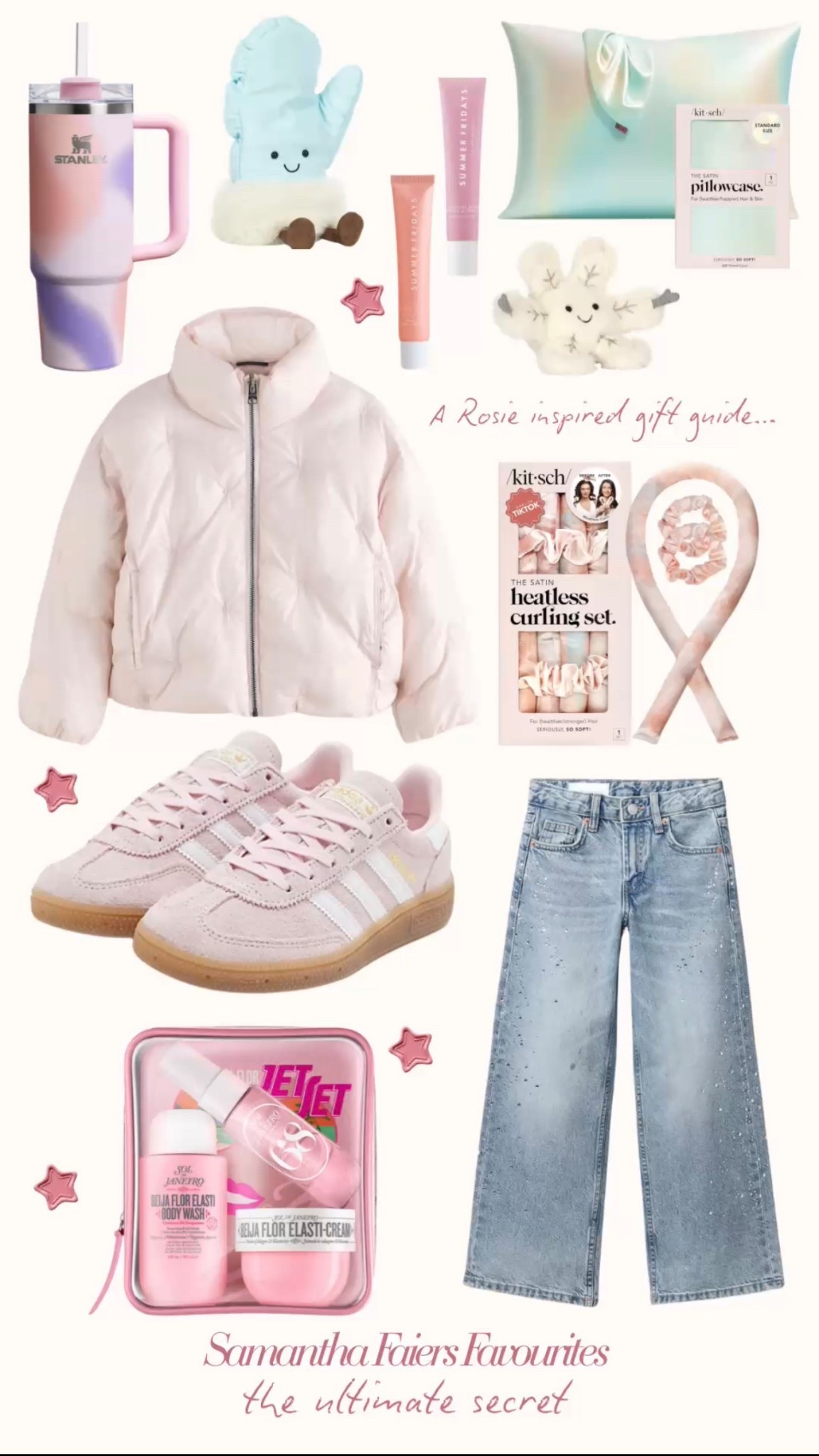 
The girly-girl gift guide 🎀

Rosie can’t get enough of her sparkly jeans and puffer coats at the moment. 

linked some of her faves!

#LTKuk #LTKgiftguide #LTKwinter