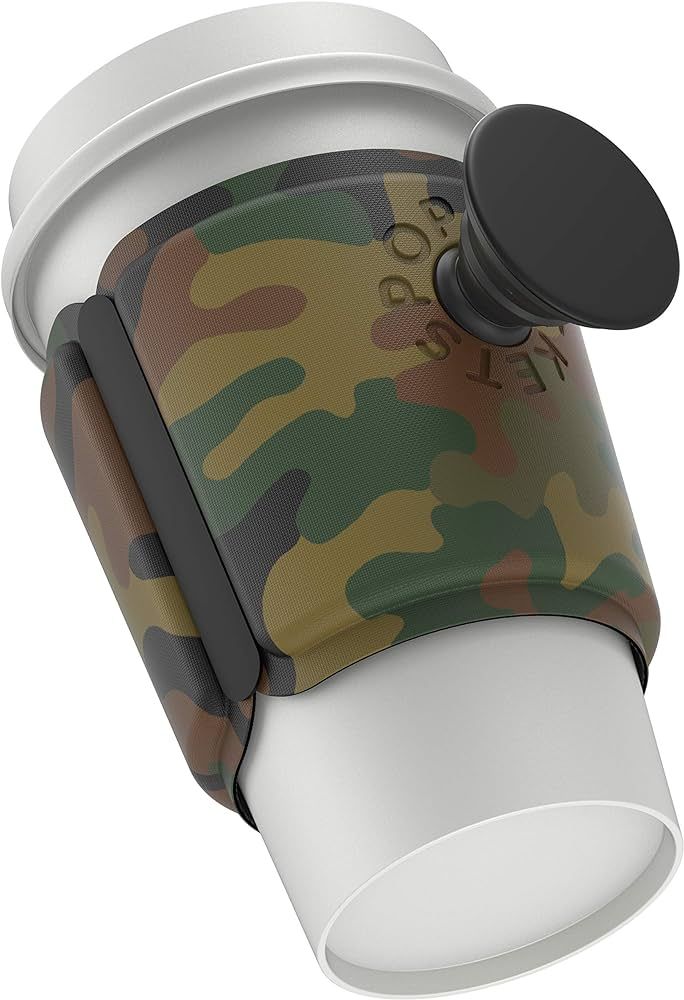 PopSockets PopThirst: Cup Sleeve, Drink Holder, Koozie - Phantom Camo | Amazon (US)