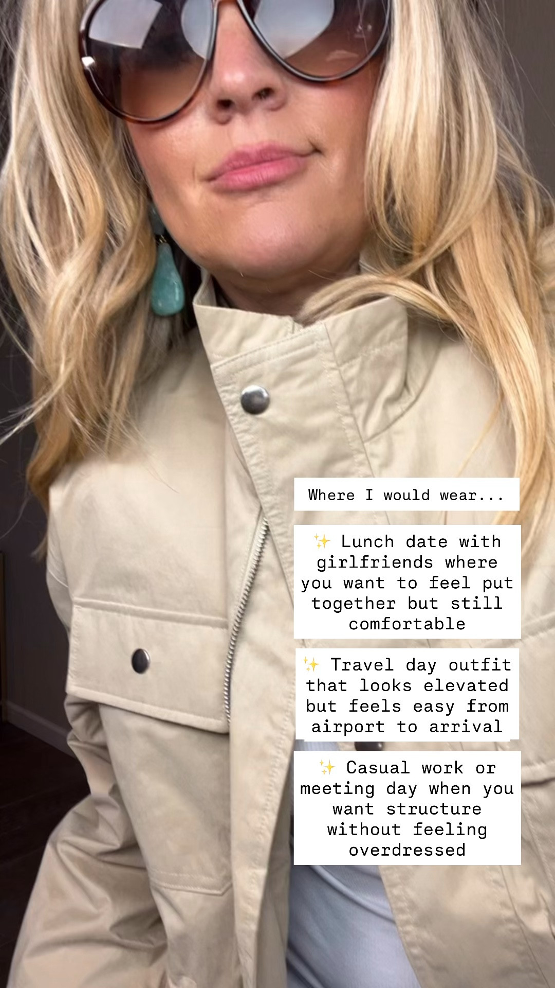  ✨Tap the bell, save and ❤️ for over 40 fashion, midlife style, midsize fashion and luxury looks for less. 

This is one of those outfits I reach for when I want to feel put together… but still comfortable 🤍

I’d wear this to lunch with girlfriends, a travel day when I still want to look polished, or even a casual work day where I need a little structure without feeling overdressed.

It’s that easy, elevated look that just works in this season of life.

👑"Helping you look good, feel good!" - Lindsey Denver

⬇️Sizing information:
Large jacket (size down if in between sizes.)
Pants large (size up if in between sizes.)

#over40style #midlifefashion #midsizefashion #genxstyle #springoutfits #casualchic #everydaystyle #over50style #momstyle #realoutfits

Follow my LTK @Over40andmidlife on the @shop.LTK app to view this post and get my exclusive app-only content!

#liketkit 
@shop.ltk
https://liketk.it/64FiS

Follow my LTK @Over40andmidlife on the @shop.LTK app to view this post and get my exclusive app-only content!

#liketkit #LTKSaleAlert #LTKOver40 #LTKMidsize
@shop.ltk
https://liketk.it/6589G