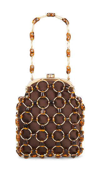 Cult Gaia Brielle Wristlet in Brown. | Revolve Clothing (Global)