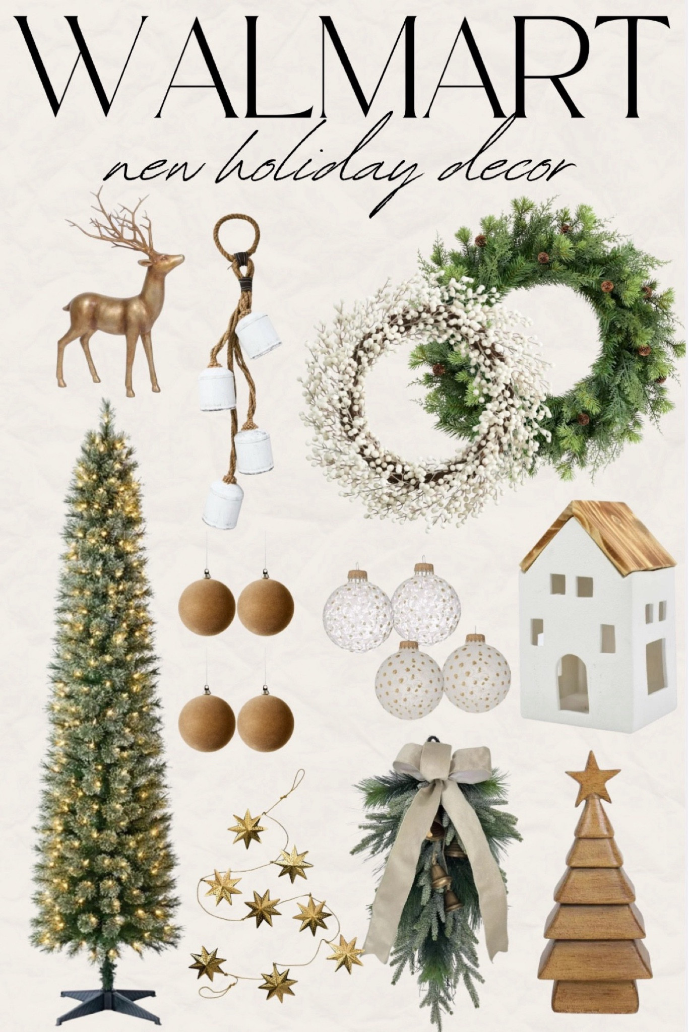 New holiday decor from Walmart! 

#LTKSeasonal #LTKHome #LTKHoliday