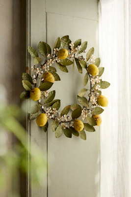 Lemon Vine Iron Wreath | Anthropologie (US)