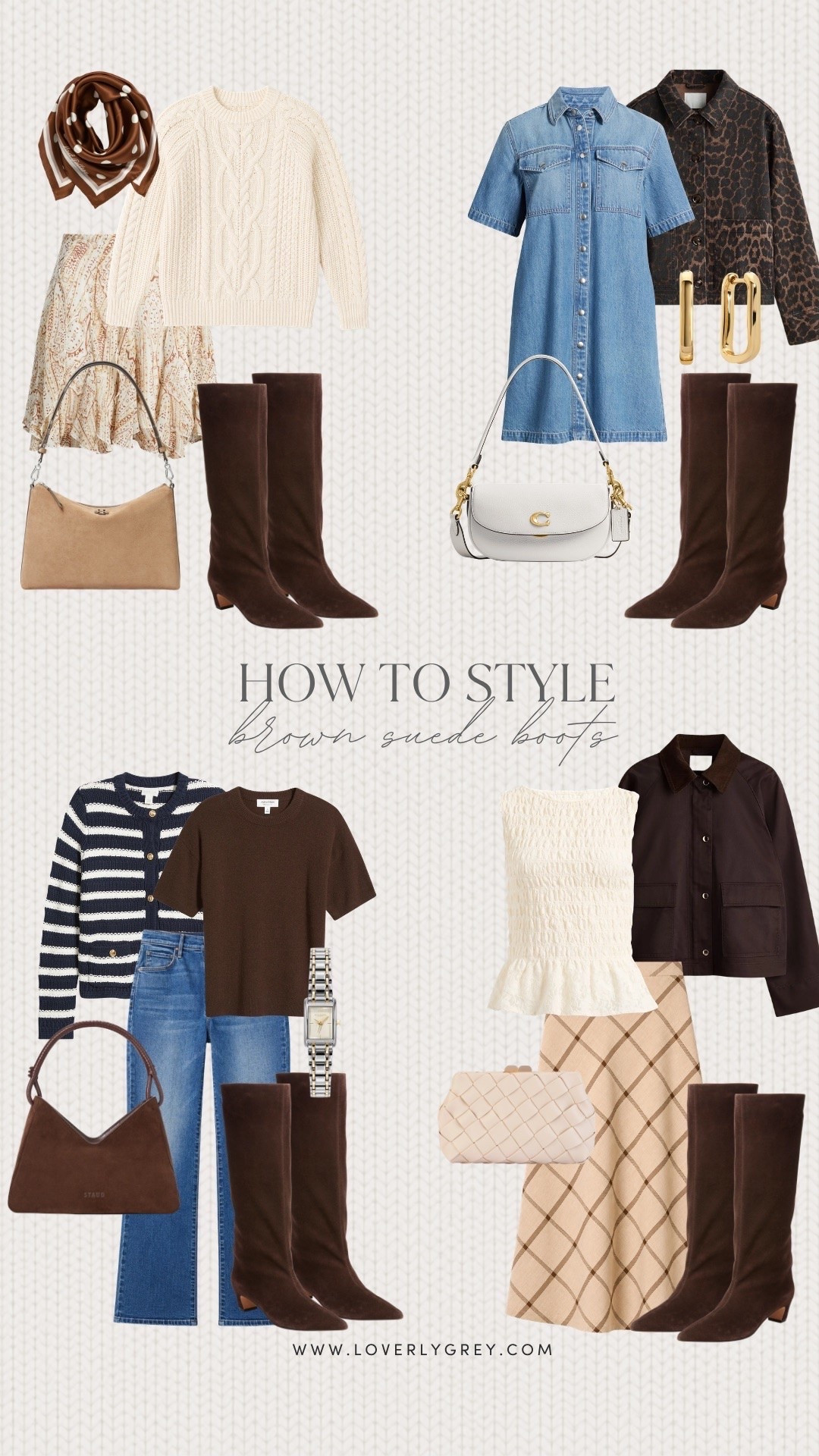 These brown tall suede boots! I love these neutral staples for a timeless capsule wardrobe. The NSALE has lots of 10/10 quality pieces you’ll wear year after year!

Loverly grey, Nordstrom anniversary sale, nsale 2026, how to style brown tall suede boots, outfit ideas for fall, capsule wardrobe women

#LTKSeasonal #LTKSaleAlert #LTKWorkwear