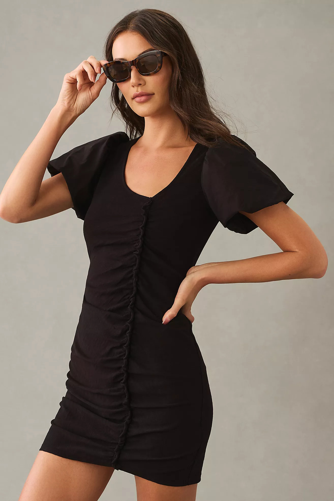 Nation LTD Sydney Puff-Sleeve Dress | Anthropologie (US)