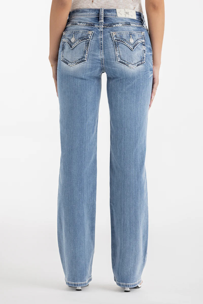 Rain Stitched Slim Wide | Miss Me